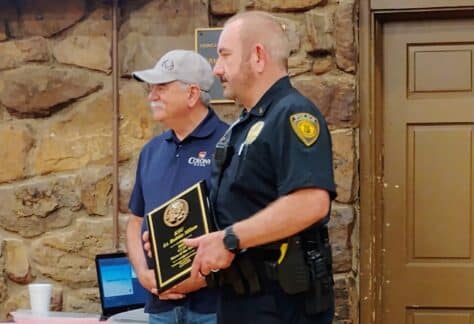 Helping One Guy honoree Robert Milam, recognized for his heroic rescue and recovery after a house fire